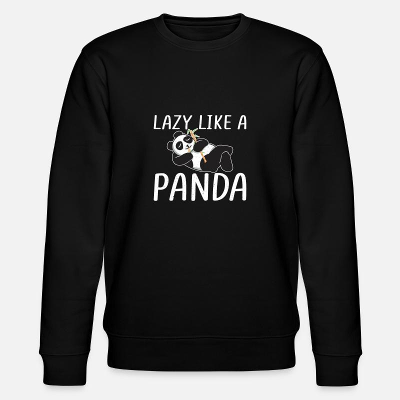 Panda Cadeaux Panda Lover - Sweat bio CHANGER Stanley/Stella Unisexe - noir