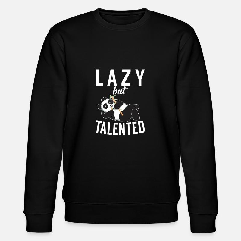 Panda Cadeaux Panda Lover - Sweat bio CHANGER Stanley/Stella Unisexe - noir