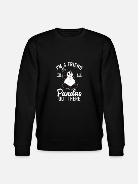 Panda Cadeaux Panda Lover - Sweat bio CHANGER Stanley/Stella Unisexe - noir