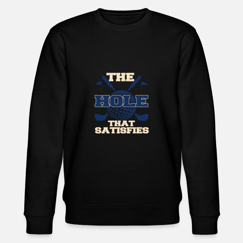 Golf Geschenk Witz Golfspieler Golfer - Stanley/Stella Unisex Bio-Sweatshirt CHANGER  - Schwarz