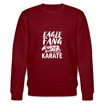 Karaté Croc-Aigle | Karaté - Sweat bio CHANGER Stanley/Stella Unisexe - bordeaux - Devant - Nik (191cm) & Marisol (170cm)