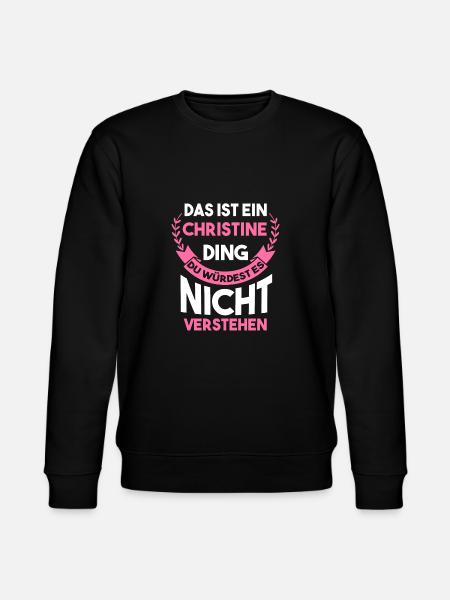 Christine - Stanley/Stella Unisex Bio-Sweatshirt CHANGER  - Schwarz