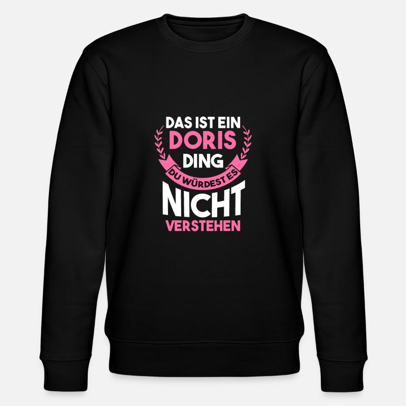 Doris - Stanley/Stella Unisex Bio-Sweatshirt CHANGER  - Schwarz