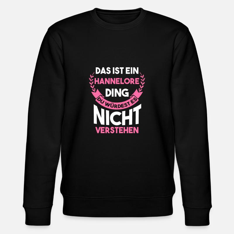 Hannelore - Stanley/Stella Unisex Bio-Sweatshirt CHANGER  - Schwarz