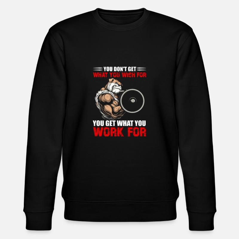Hund - Stanley/Stella Unisex Bio-Sweatshirt CHANGER  - Schwarz