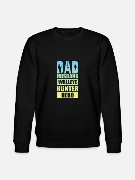 Zander Pike Fishing Anglers - Stanley/Stella CHANGER Unisex Organic Sweatshirt - black