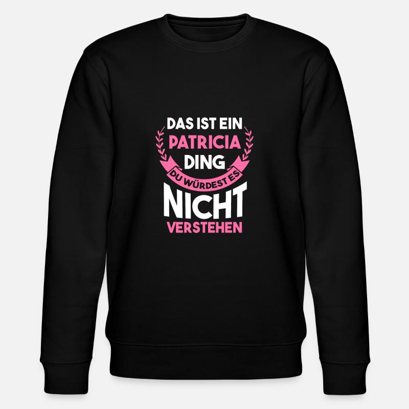 Patricia - Stanley/Stella Unisex Bio-Sweatshirt CHANGER  - Schwarz