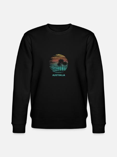 Australia Cool Souvenir Vacation Artistic - Stanley/Stella CHANGER Unisex Organic Sweatshirt - black