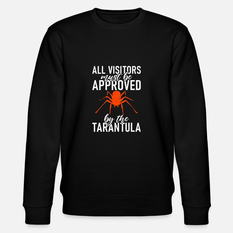 Spider Lover Geschenke - Stanley/Stella Unisex Bio-Sweatshirt CHANGER  - Schwarz
