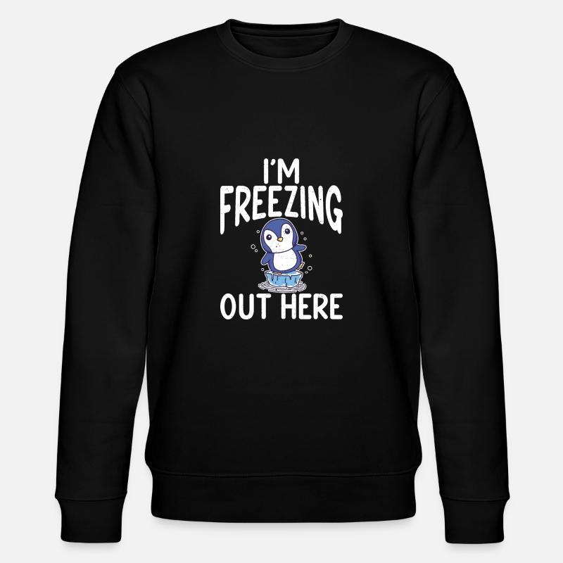 Penguin Lover Penguin Cadeaux - Sweat bio CHANGER Stanley/Stella Unisexe - noir