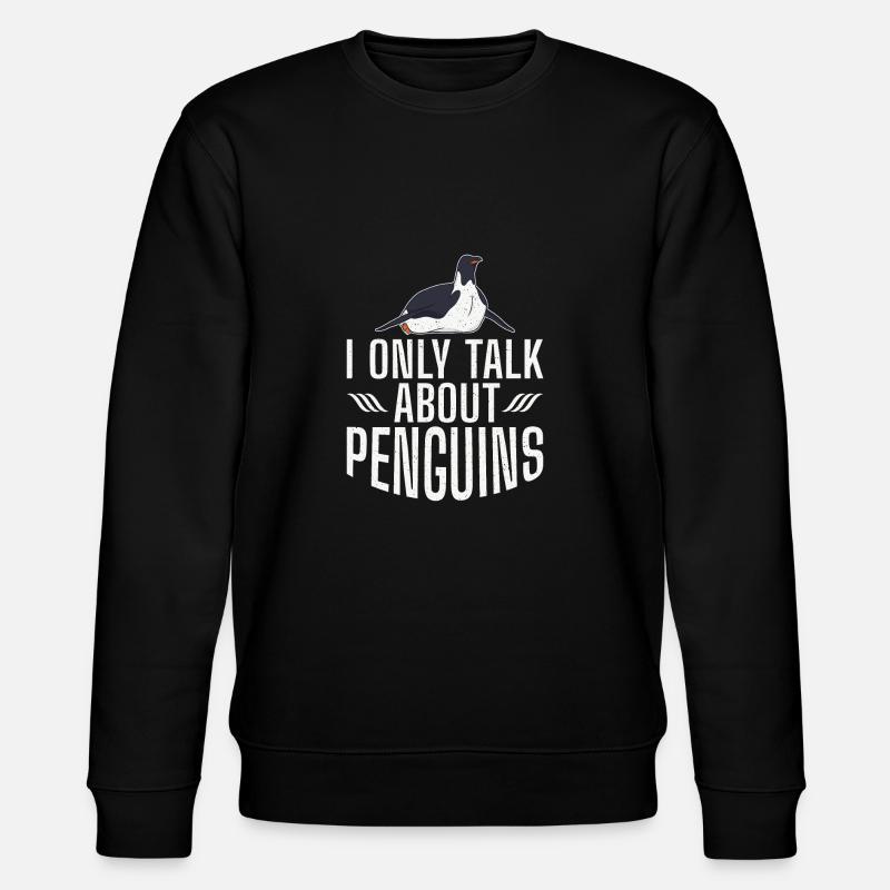 Penguin Lover Penguin Cadeaux - Sweat bio CHANGER Stanley/Stella Unisexe - noir