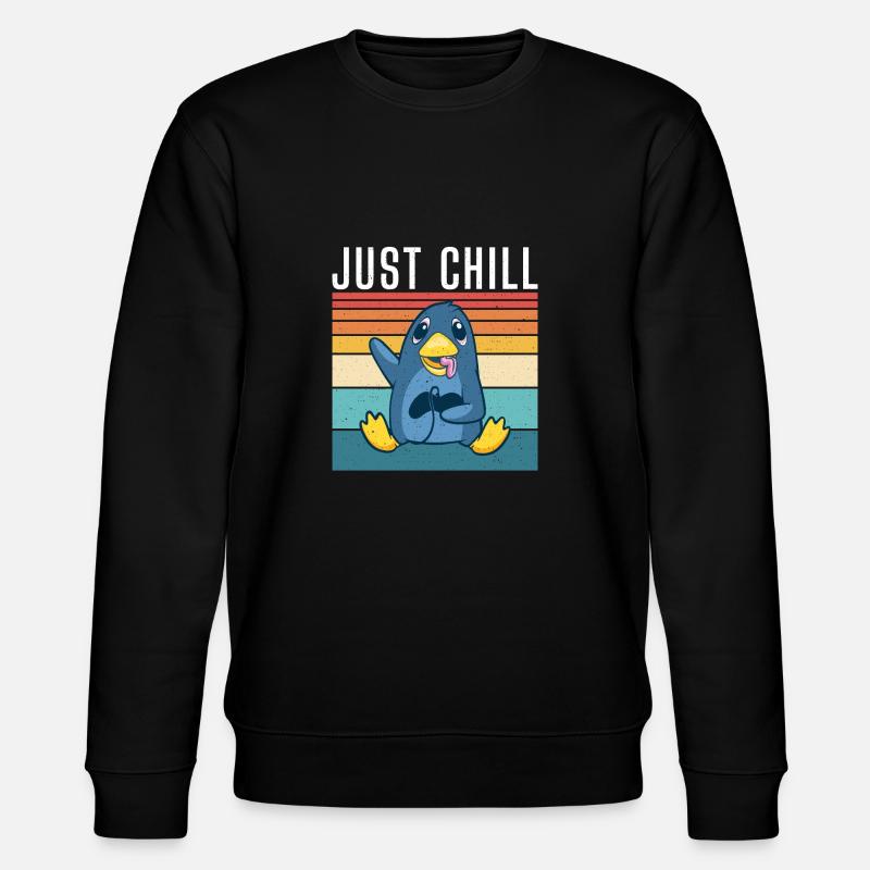 Penguin Lover Penguin Cadeaux - Sweat bio CHANGER Stanley/Stella Unisexe - noir