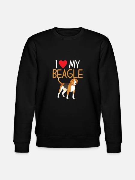 Beagle Gift Beagle Owner - Stanley/Stella CHANGER Unisex Organic Sweatshirt - black