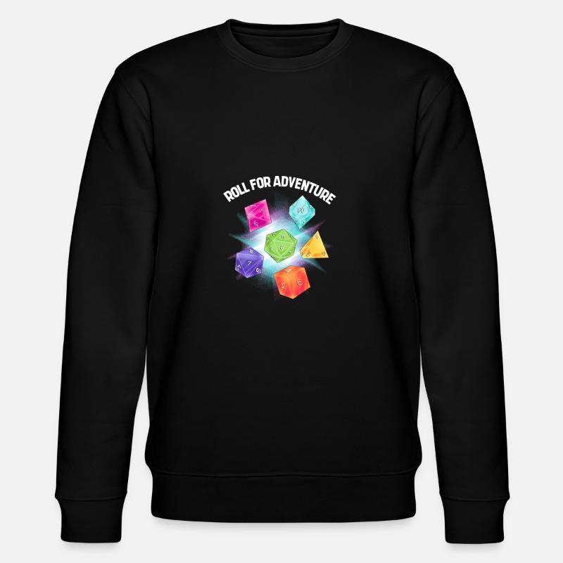 Dés polyédriques - Sweat bio CHANGER Stanley/Stella Unisexe - noir
