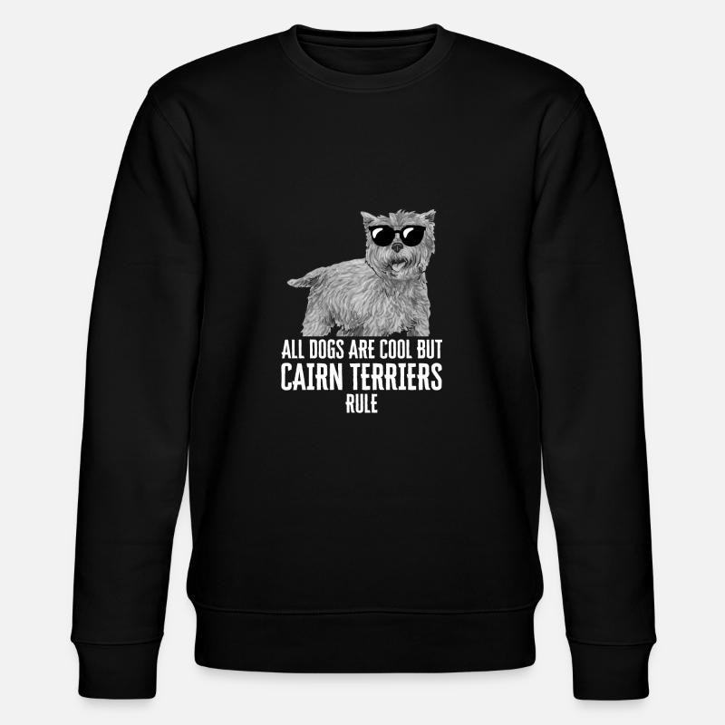 Cairn Terrier Chien - Sweat bio CHANGER Stanley/Stella Unisexe - noir
