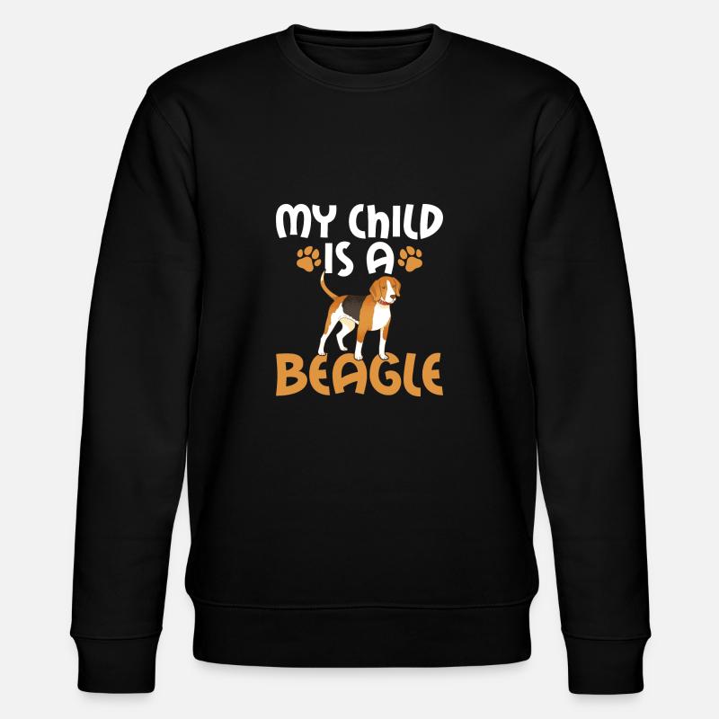 Beagle Cadeau Beagle Propriétaire - Sweat bio CHANGER Stanley/Stella Unisexe - noir