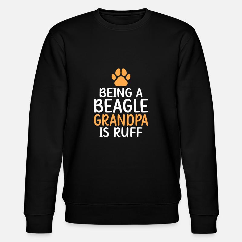 Beagle Geschenk Beagle Besitzer - Stanley/Stella Unisex Bio-Sweatshirt CHANGER - Schwarz