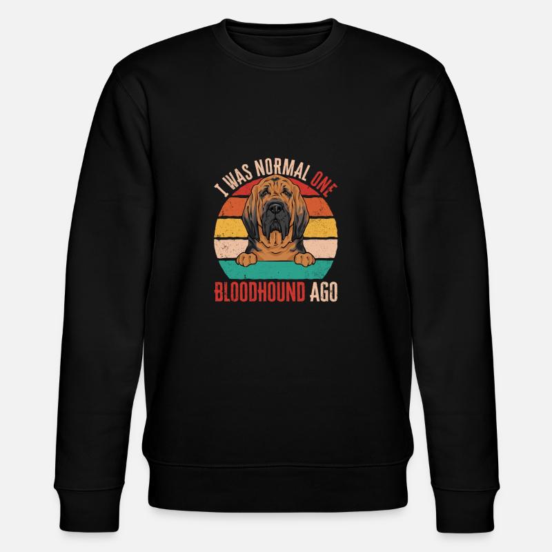Bloodhound Hund Bluthund - Stanley/Stella Unisex Bio-Sweatshirt CHANGER - Schwarz