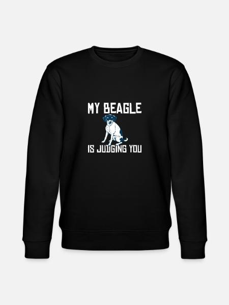 Beagle Gift Beagle Owner - Stanley/Stella CHANGER Unisex Organic Sweatshirt - black