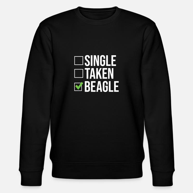 Beagle Geschenk Beagle Besitzer - Stanley/Stella Unisex Bio-Sweatshirt CHANGER  - Schwarz