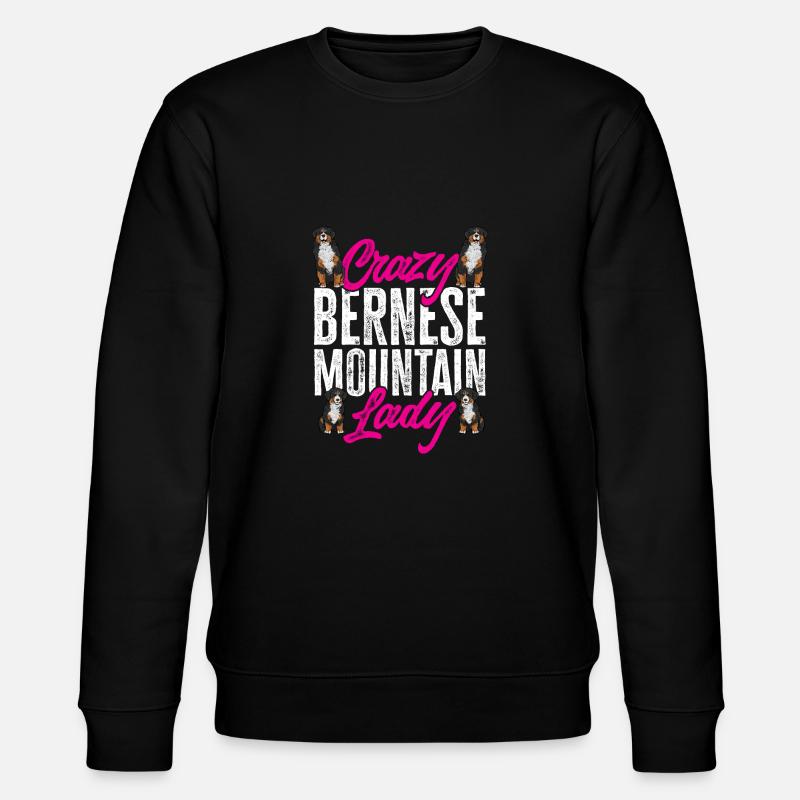 Berner Sennenhund - Stanley/Stella Unisex Bio-Sweatshirt CHANGER  - Schwarz