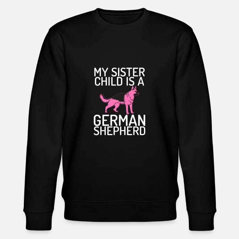 German Shepherd Gifts - Stanley/Stella CHANGER Unisex Organic Sweatshirt - black
