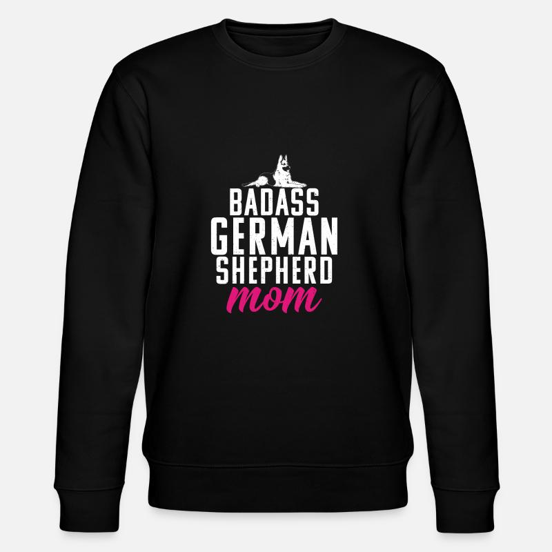 German Shepherd Gifts - Stanley/Stella CHANGER Unisex Organic Sweatshirt - black