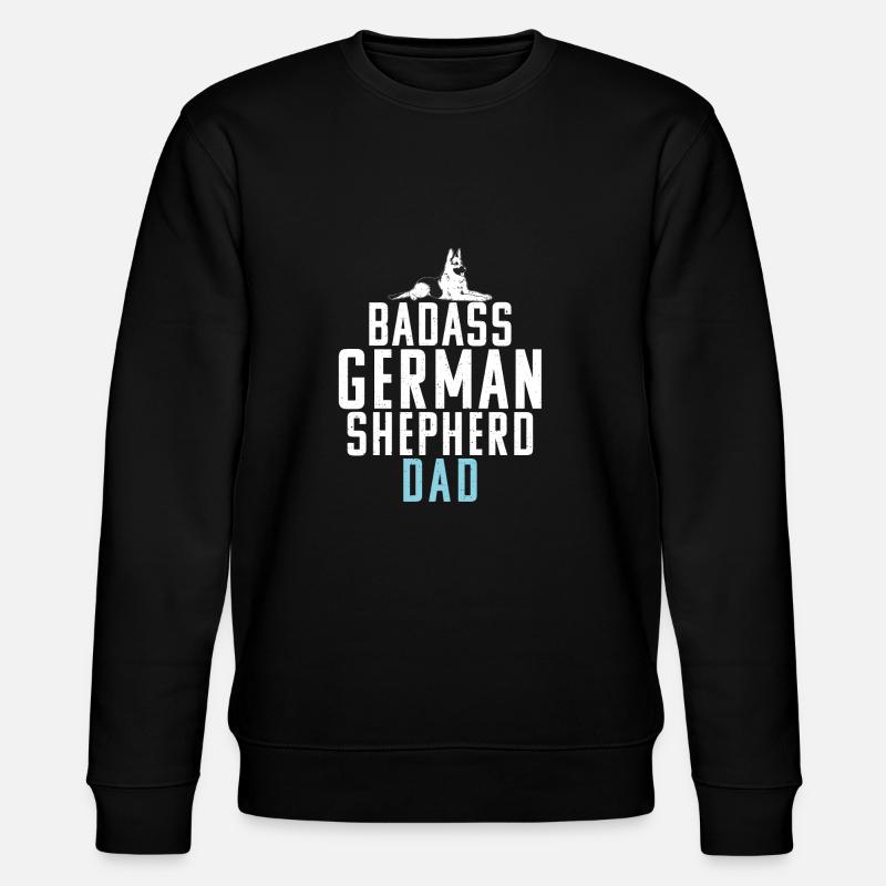 Cadeaux de berger allemand - Sweat bio CHANGER Stanley/Stella Unisexe - noir