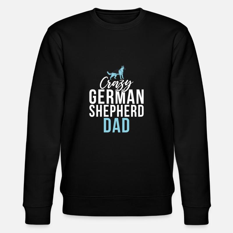 German Shepherd Gifts - Stanley/Stella CHANGER Unisex Organic Sweatshirt - black