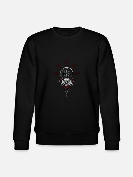 Celtic Vikinger Vegvisir compass Vikings - Stanley/Stella CHANGER Unisex Organic Sweatshirt - black