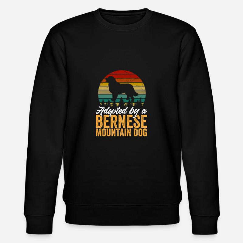 Berner Sennenhund - Stanley/Stella Unisex Bio-Sweatshirt CHANGER  - Schwarz