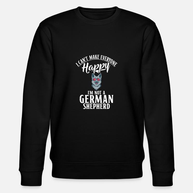 German Shepherd Gifts - Stanley/Stella CHANGER Unisex Organic Sweatshirt - black