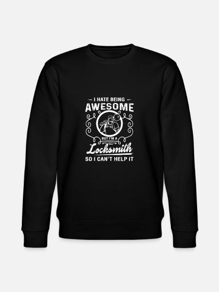 Locksmith Awesome Locksmith - Stanley/Stella CHANGER Unisex Organic Sweatshirt - black