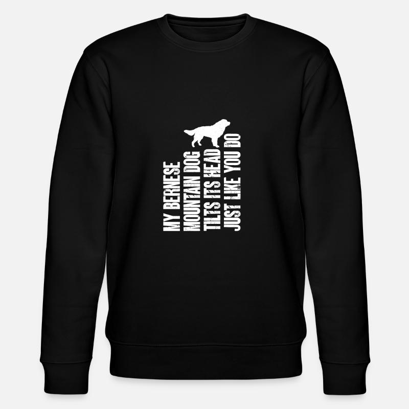 Bernese Mountain Dog - Stanley/Stella CHANGER Unisex Organic Sweatshirt - black