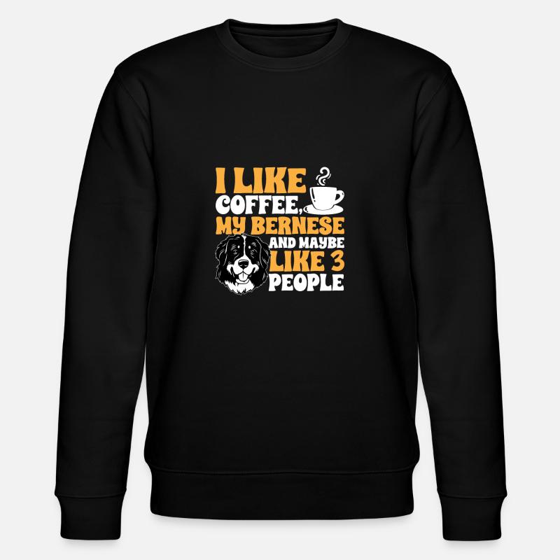 Bernese Mountain Dog - Stanley/Stella CHANGER Unisex Organic Sweatshirt - black