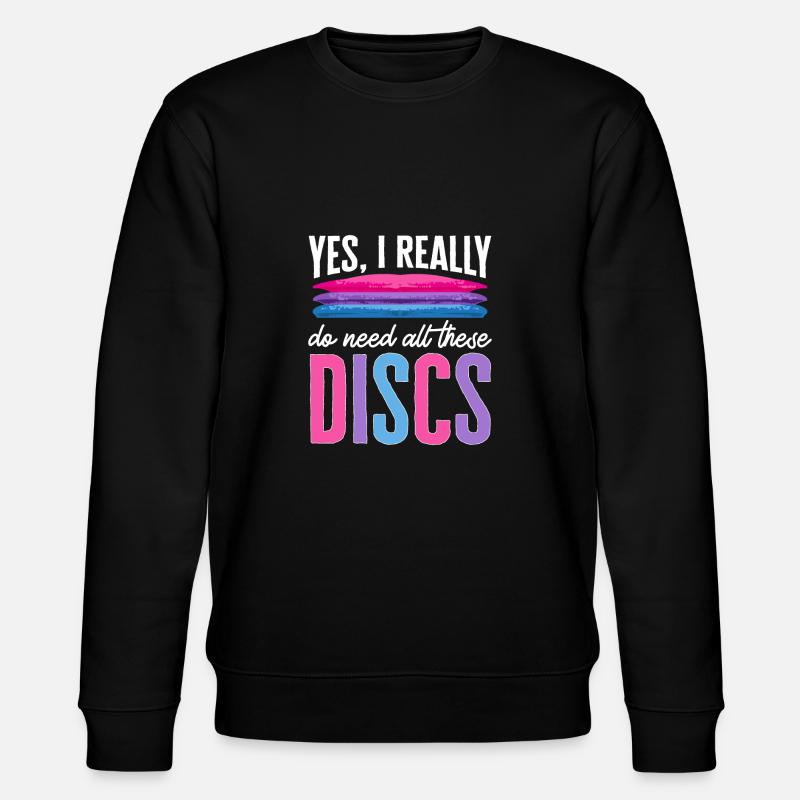 Discgolf Disc Golf Frisbee - Sweat bio CHANGER Stanley/Stella Unisexe - noir