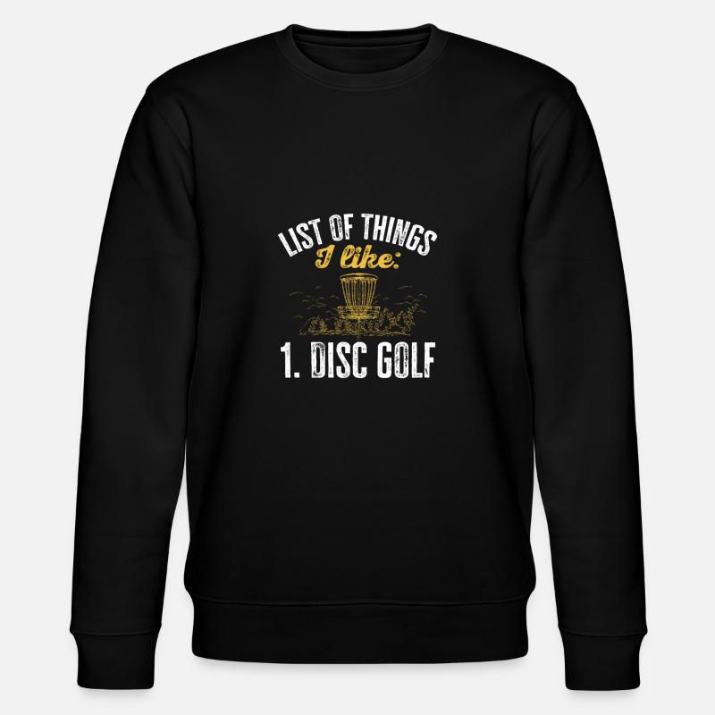 Discgolf Disc Golf Frisbee - Stanley/Stella Unisex Bio-Sweatshirt CHANGER  - Schwarz