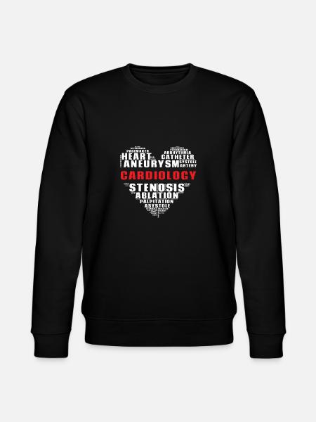 Cardiology Nurse Cardiologist - Stanley/Stella CHANGER Unisex Organic Sweatshirt - black