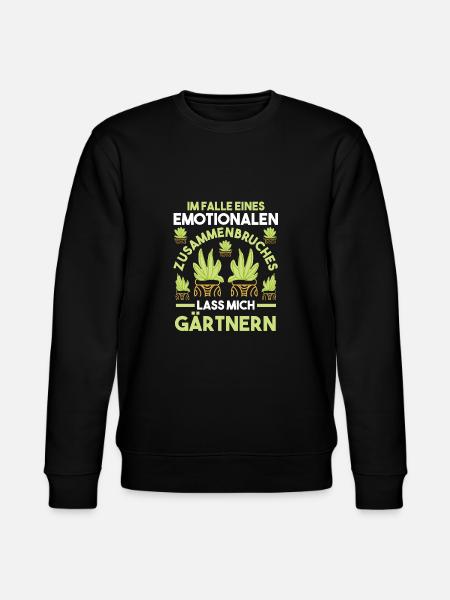 Gärtner Gartenarbeit Hobbygärtner Garten - Stanley/Stella Unisex Bio-Sweatshirt CHANGER - Schwarz