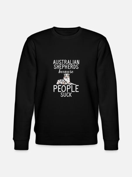 Australian Shepherd Gifts - Stanley/Stella CHANGER Unisex Organic Sweatshirt - black