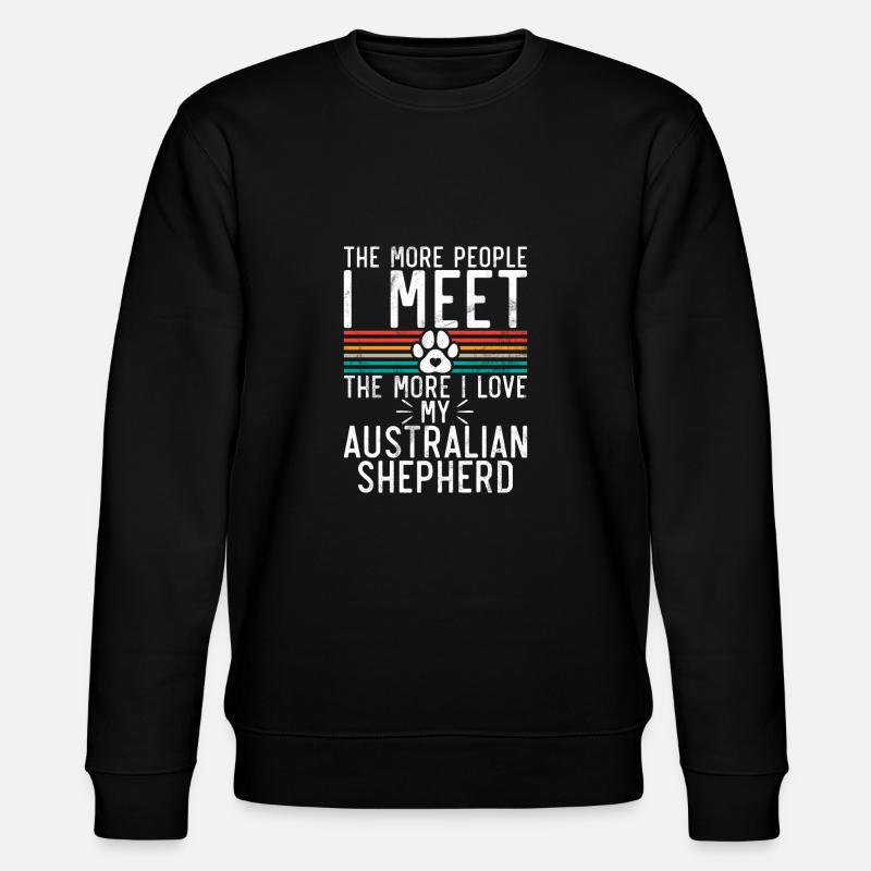 Cadeaux de berger australien - Sweat bio CHANGER Stanley/Stella Unisexe - noir