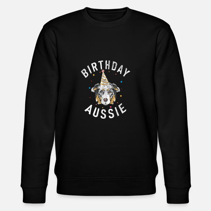 Australian Shepherd Gifts - Stanley/Stella CHANGER Unisex Organic Sweatshirt - black