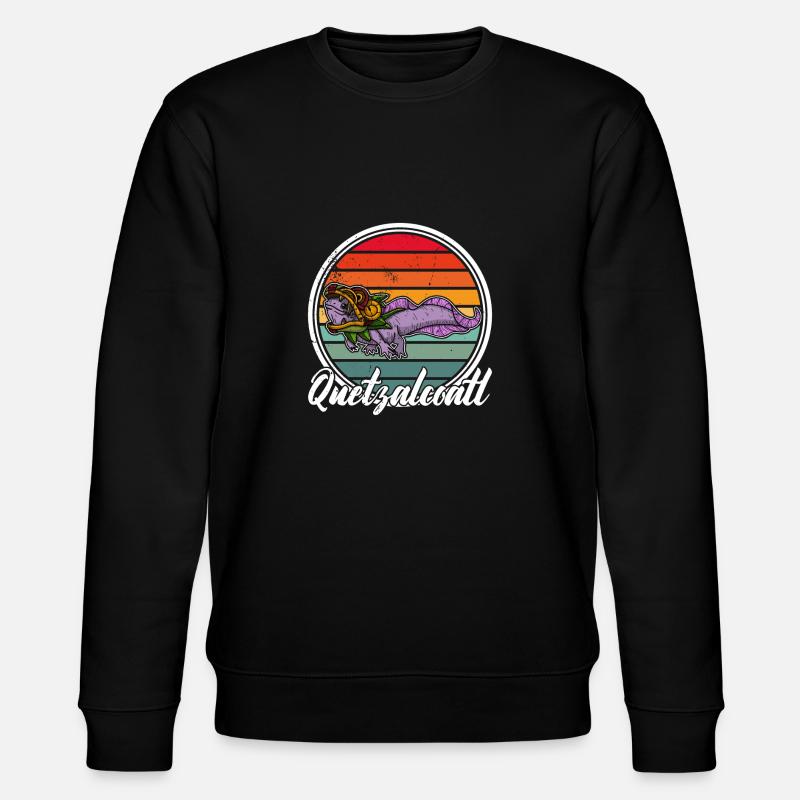 Quetzalcoatl Axolotl Mexique Divinité Aztèque - Sweat bio CHANGER Stanley/Stella Unisexe - noir