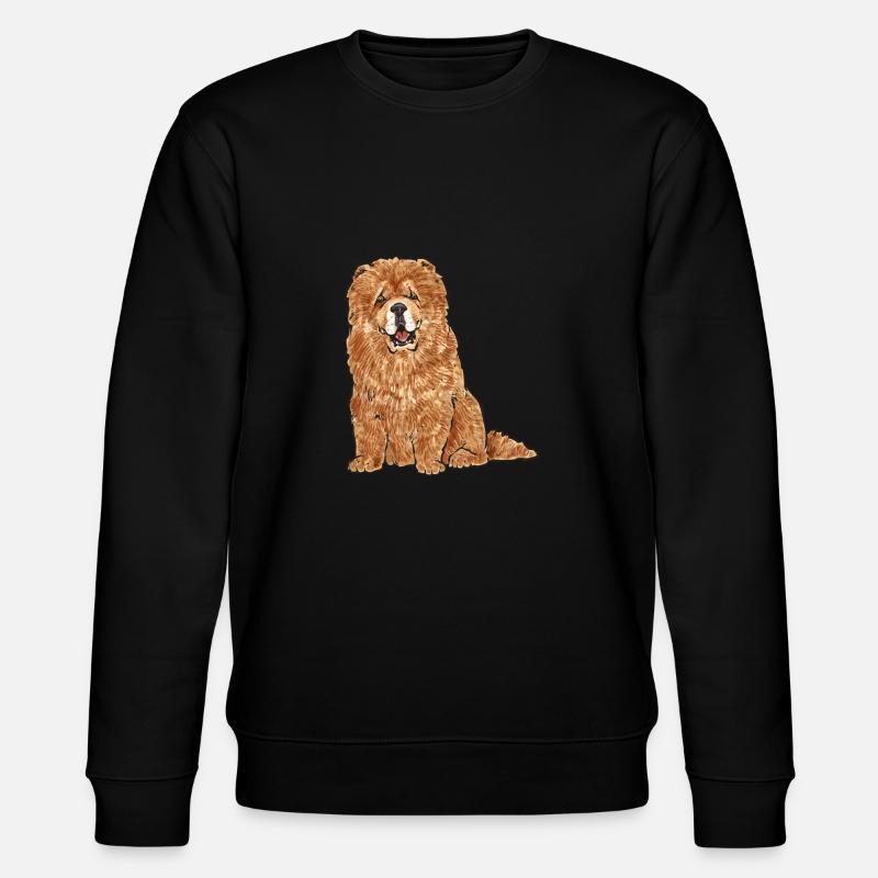 Chow Chow Hund - Stanley/Stella Unisex Bio-Sweatshirt CHANGER  - Schwarz