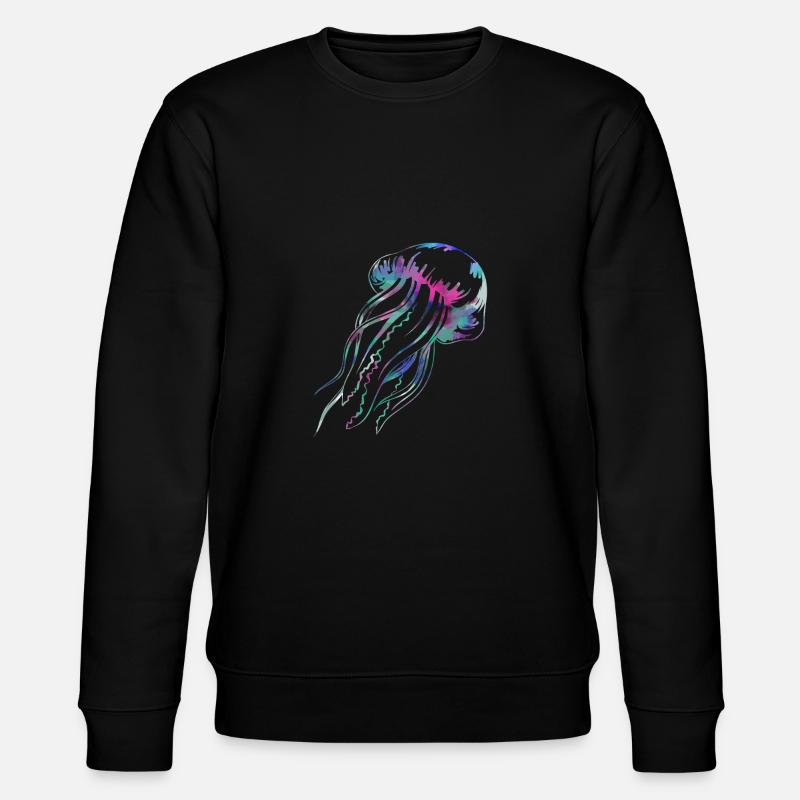 Méduses Plongée marine Méduses - Sweat bio CHANGER Stanley/Stella Unisexe - noir