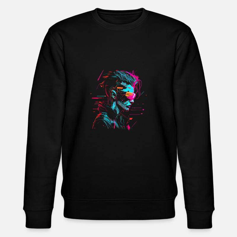 Punk - Stanley/Stella Unisex Bio-Sweatshirt CHANGER  - Schwarz