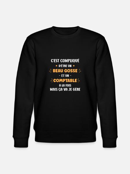 Homme comptable - Sweat bio CHANGER Stanley/Stella Unisexe - noir