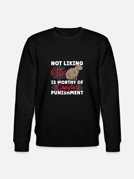 Capybara rodent - Stanley/Stella CHANGER Unisex Organic Sweatshirt - black
