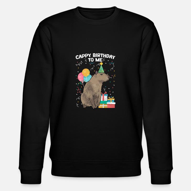 Capybara rodent - Stanley/Stella CHANGER Unisex Organic Sweatshirt - black