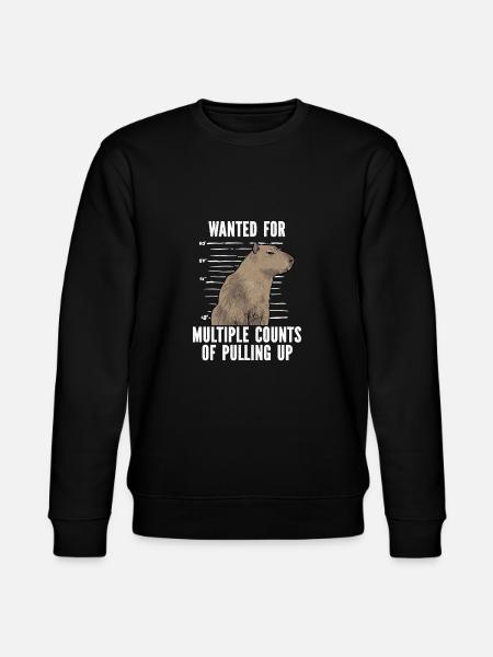 Capybara rodent - Stanley/Stella CHANGER Unisex Organic Sweatshirt - black